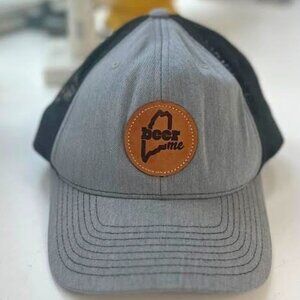 Live Maine - Beer ME Snap Back Hat in Gray/Black